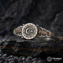 Design Ottoman Kuyumculuk Ay Yıldız Gümüş Erkek Bileklik