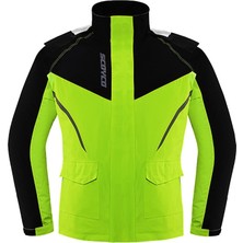 Scoyco RC10 Yağmurluk Takım Neon 2XL Suya Dayanıklı Nefes Alabilen Polyester Fiber Kumaş