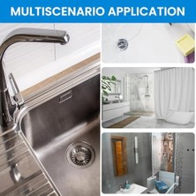 Mutfak Lavabo Duşakabin Küvet Süzgeci Saç Toplayıcı Banyo Gider Tıkanma Önleyici Elek Kesilebilir Pvc File, Herhangi Bir Uzunlukta Kendin Yap Kullan At Duş Tahliyesi Kapak Süzgeci 4 Metre