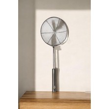 ve Kararmaz Çelik Kevgir-35 cm Çapı 14 cm