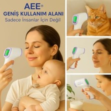 Dijital Temassız Ateş Ölçer Termometre Tabanca Model Hafızalı Pilli Bebek Çocuk Kedi Köpek Ortam Nesne Yemek Havuz