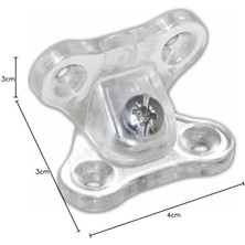 Plastik Dolap Te Bağlantı Çektirme Şeffaf (20)