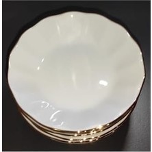 Porselen 12 cm Altın Yaldız 12'li Çay Tabak 86909473921792