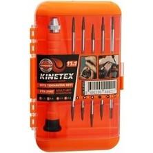 11-In-1 Profesyonel Saat ve Telefon Tamir Tornavida Seti, 5 Adet Çift Taraflı Uç, 10 Uç ve 1 Tornavida Sapı