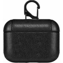 4.nesil/anc Kılıf Litchi Texture Siyah [airpods 4 ile Uyumlu Kılıf - Siyah]