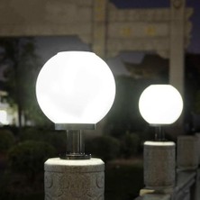 Set Üstü Küre Solar Led, Bahçe Lambası 30W, Güneş ENERJILI+220V Elektrikli Hibrit, E27 Duy, Fotoselli, Uzaktan Kumandalı, 3 Modlu Işık, IP65 Su Geçirmez | Uzun Ömürlü Bahçe Aydınlatma Armatürü