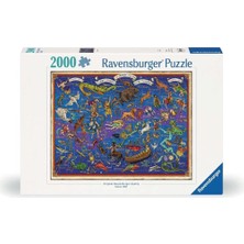 Takımyıldızları Puzzle - 2000 Parça Yıldız Zodyak Haritası Bulmaca | Benzersiz Softclick Teknolojisi | Parlak, Parlamayan Parçalar | Bulmaca Severler Için Düşünceli Hediye