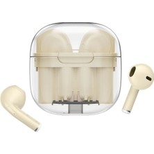 Ls-09 Bluetooth 5.3 Tws Kablosuz Airpods Kulaklık - Krem Modern Asır (4938)