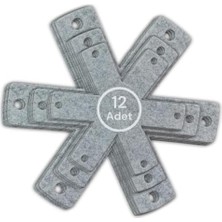 12 Adet Tencere Tava Koruyucu Düzenleyici Çizilme Önleyici Set (Gri)