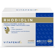Vitafenix Rhodiolin - Rhodiola Rosea Kapsül - Rhodiola Kökü Ekstresi L Theanine Içeren Rhodiola Complex
