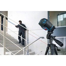 Professional Gcl 2-50 Çapraz Çizgi Lazeri, 50 Metre, Lr6 Lazer Alıcı, Mavi
