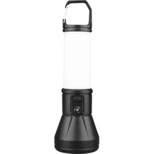 Klipsli Şarjlı LED El – 3W LED & 360° Smd Gün Işığı, 500 Lümen, Type-C USB ile Şarj Edilen Mini El Tipi Taşınabilir, Flaşör ve Çok Modlu Aydınlatma