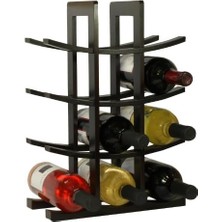Startec WR1132 Fächer Dark Espresso Bambus Weinregal