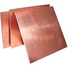Kaplamasız Saf Bakır Levha Plaka 10X10 cm - 1 Adet