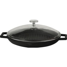 Döküm Tva Cam Kapaklı, 26 cm