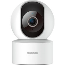 Akıllı Kamera C200, 1080P Wifi Kamera, Bebek Monitörü, Iç Mekan Kamerası, Evcil Hayvan Kamerası, Gece Görüşü, 360° Dönen Başlık, Beyaz