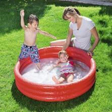 Şişme Havuz 3 Halkalı Kırmızı 51025