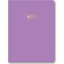 Le Notes Mini Defter Çizgili Mor 14X20 cm
