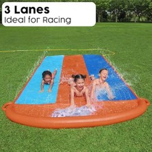 Üçlü Su Kaydırağı H20GO Dahili Yağmurlamalı