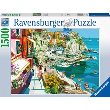 1500 Parçalı Puzzle Romantik Sahil, Renkli
