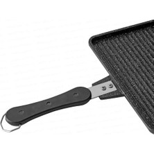 Nehir Alüminyum Döküm Lüks Maxi Büyük Boy Tost Tavası