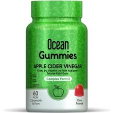Ocean Gummies Cider Vinegar, Çiğnenebilir Jel Form