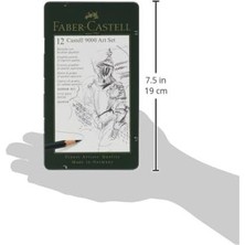9000 Dereceli Kurşun Kalem Seti, 12’li (8b, 6b, 4b, 2b, B, Hb, F, H, 2h, 3h, 4h, 5h), Naturel Siyah, Teknik Çizim ve Eskiz Için, Dayanıklı Uç, Sanat ve Grafik Çalışmaları