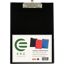 Ekc-Kapaksız Sekreterlik Pvc- Yazı Tablası Bloknot Metal Klipsli