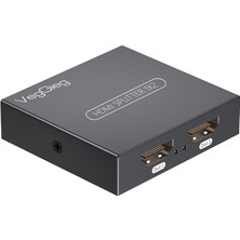 Veggieg 4K 30Hz 1 Giriş 2 Çıkış HDMI Splitter Görüntü Ayırıcı Bölücü Adaptör