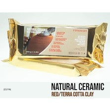 Seramik Kil Hamuru,kırmızı/terracotta 1000 Gr(1 Kg) Fırınlamaya Gerek Olmayan Güzel Sanatlar Figür Heykel Modelleme Oyun ve Sınıfları Için Toksik Olmayan Doğal Kil