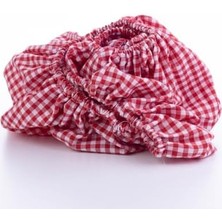 Kumaştan Lastikli Sıra Örtüsü, 110X40 cm Kırmızı 10 Adet