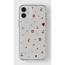 Manitoba Iphone 12 Mini Uyumlu Baskılı Yumuşak Silikon Şeffaf Telefon Kılıfı