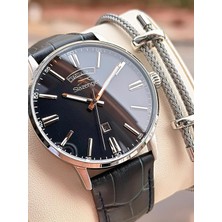 Slazenger Deri Kordon Takvimli Kadran 10 Atm Suya Dayanıklı 2 Yıl Garantili Erkek Kol Saati N2562.01