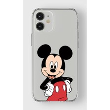 Manitoba Iphone 12 Mini Uyumlu Baskılı Yumuşak Silikon Şeffaf Telefon Kılıfı