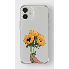 Manitoba Iphone 12 Mini Uyumlu Baskılı Yumuşak Silikon Şeffaf Telefon Kılıfı