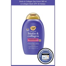 Ogx Biotin & Collagen Saç Kremi 385 ml & Collagen Bank Şase Hediye