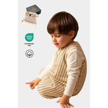 Pine Baby Home Heritage Sand 1.0 TOG Bebek Uyku Tulumu OEKO-TEX Sertifikalı %100 Pamuk