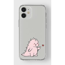 Manitoba Iphone 12 Mini Uyumlu Baskılı Yumuşak Silikon Şeffaf Telefon Kılıfı