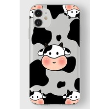 Manitoba Iphone 11 Uyumlu Baskılı Yumuşak Silikon Şeffaf Telefon Kılıfı