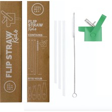 Cool Bottles Flip Straw Cap 260-350-500ML - Dark Green