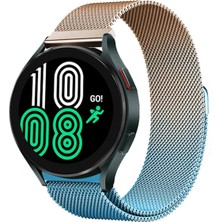 CP120 Watch 20MM Metal Mıknatıslı Kordon - Metalik Gold-Mavi Modern Asır (3927)