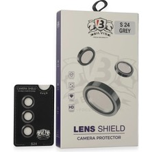 Samsung Galaxy S24 Bilvis Titan Kamera Lens - Titan Gri Modern Asır (3927)