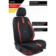 Raxon Alfa Romeo Stelvio Neptune Series 2+1 Uyumlu Tay Tüyü Oto Koltuk Kılıfı - Premium Şık ve Konforlu Tasarım