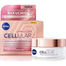 Nıvea Cellular Expert Lift Doğal Retinol Alternatifi Saf Bakuchiol ve Hyaluronik Asit Içeren Kırışıklık Karşıtı ve Nemlendirici Gündüz Kremi 50 ml