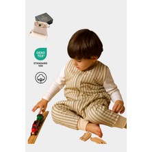 Pine Baby Home Heritage Sand 0.5 TOG Bebek Uyku Tulumu OEKO-TEX Sertifikalı %100 Pamuk