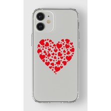 Manitoba Iphone 12 Mini Uyumlu Baskılı Yumuşak Silikon Şeffaf Telefon Kılıfı