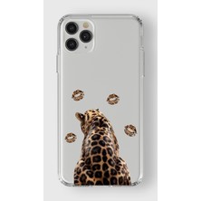 Manitoba Iphone 11 Pro Max Uyumlu Baskılı Yumuşak Silikon Şeffaf Telefon Kılıfı
