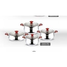 Fms 8 Pcs Çelik Tencere Seti