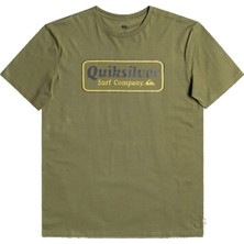 Quiksilver Border To Border Erkek Yeşil Tişört
