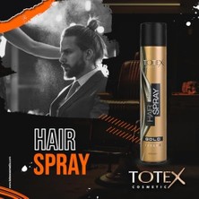 Totex Saç Şekillendirici Aeresol Spray Gold | Yüksek Tutuş | Parlak Görünüm 400ML